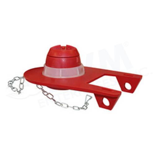 PL-FLAPPER-1 Korky Water Saver Closet Flapper - Red - Image 1