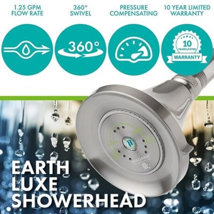 Chrome High Efficiency Showerhead, 1.5 GPM - Image 2