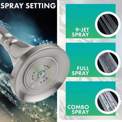 Chrome High Efficiency Showerhead, 1.5 GPM - Image 3