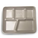 5 Compartment Foam Plate