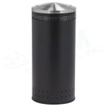 25-Gallon Imprinted with Swivel Lid - Black