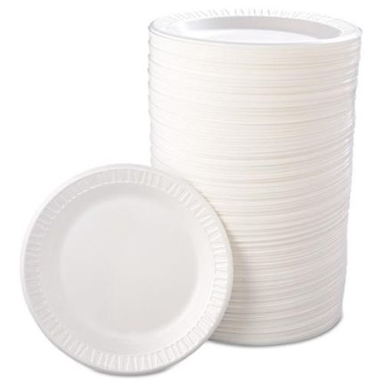 Classic Laminated Foam Dinnerware- 9"" Plates - Image 2