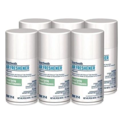 Metered Air Freshener Refill, Forest Spring, 7 oz Aerosol Can, 6/Carton - Image 2