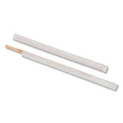 Individually Wrapped Wooden Stirrer - Image 2