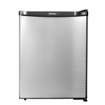 2.2 cu.ft. Compact Fridge- Stainless Steel