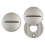 Satin Nickel Stationary Peephole Cover