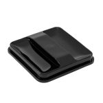 Square 3 Quart Ice Bucket Lid - Black
