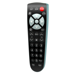 Clean Remote Full Function Remote For Leading Brand TVs
