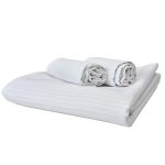 Satin Stripe Duvet Cover - Full