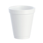 8 Oz. Unwrapped Styrofoam Coffee Cup