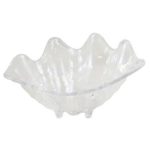 6x9 Shell Shaped Soap Dish-Clear