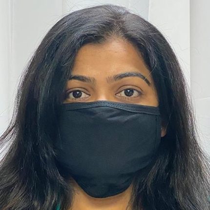 100% Cotton Black Mask - Image 3