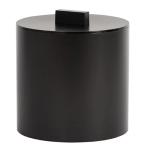3 Qt Round Ice Bucket- Gloss Black