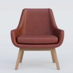 Vinyl Guestroom Lounge Chair