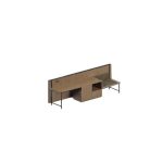 Combo Unit with Luggage Bench
