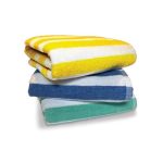30x70 Island Stripe Pool Towel- Pineapple Yellow