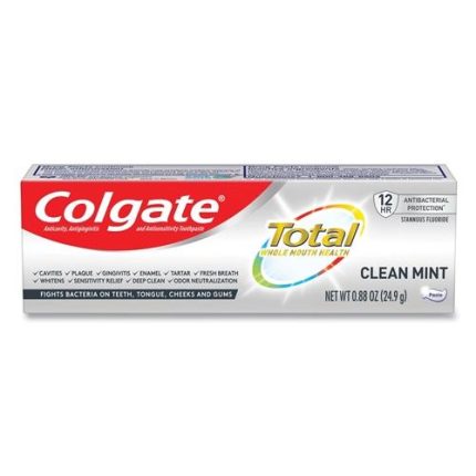 Colgate Total Toothpaste, Coolmint, 0.88 oz, 24/Carton - Image 2
