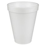 12 oz Unwrapped Styrofoam Coffee Cup