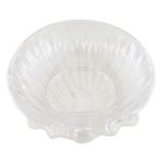 5x5 Shell Shaped Soap Dish-Clear