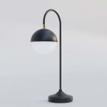 Nightstand Table Lamp @ King Headboard