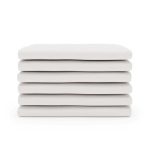 SafeFit Elastic Crib Sheets- White