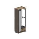 Custom ADA Closet Unit with Mirror @ Left Side