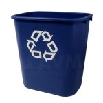Deskside Recycling Container, Medium with Universal Recycle Symbol