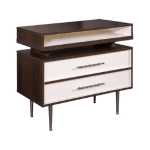 2-Drawer Dresser w/ Open Shelf