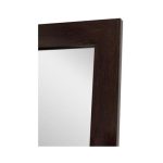 Ipe Brown Non-Beveled Vanity Mirror (24""x84"")