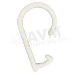 Shower Curtain Hook - White