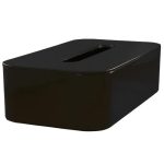 Comtempo Flat Facial Tissue Cover - Black