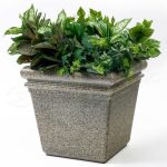 StoneTec® Planter 18"" - Riverstone