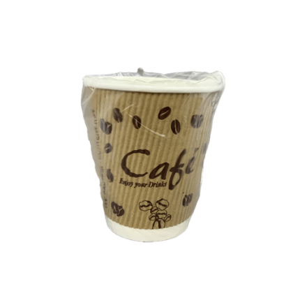Hot & Cold 9 oz. Paper Ripple Cup - Image 2