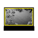 King Headboard Art w/ Yellow Accent Boarder