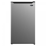 3.2 cu.ft. Compact Fridge- Stainless Steel