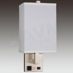 Brushed Nickel Single Wall Lamp