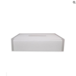 Flat/Rectangular Tissue Box Cover- Snow Collection