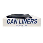 Custom Order Bag 50x50 Liner 100/cse. Flat Black