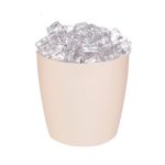 3 qt. Round Ice Bucket - Light Gray