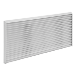 42"" Zoneline Architectural Rear Aluminum Grille