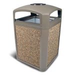 Landmark Series Classic Container - 35 Gallon, Dome Top with Ashtray