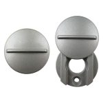 Gray Stationary Peephole Cover