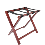 Deluxe Wood Luggage Racks- Walnut