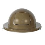 Open Top Receptacle 30 Gallon Capacity Curved Top Design 9/5 X11.5 Disposal Opening Fire Safe Steel