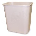 Plain 13 qt. Wastebasket - Beige