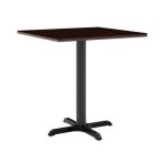 Red Roof Inn 30"" Square Breakfast Room Table