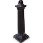 9w30 Groundskeeper® Tuscan Receptacle - Black