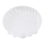 5x5 Shell Shaped Soap Dish-White