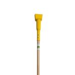 Plastic Yellow Jaws Wood Mop Handle