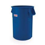 44 Gallon Resin Utility Trash Can - Blue